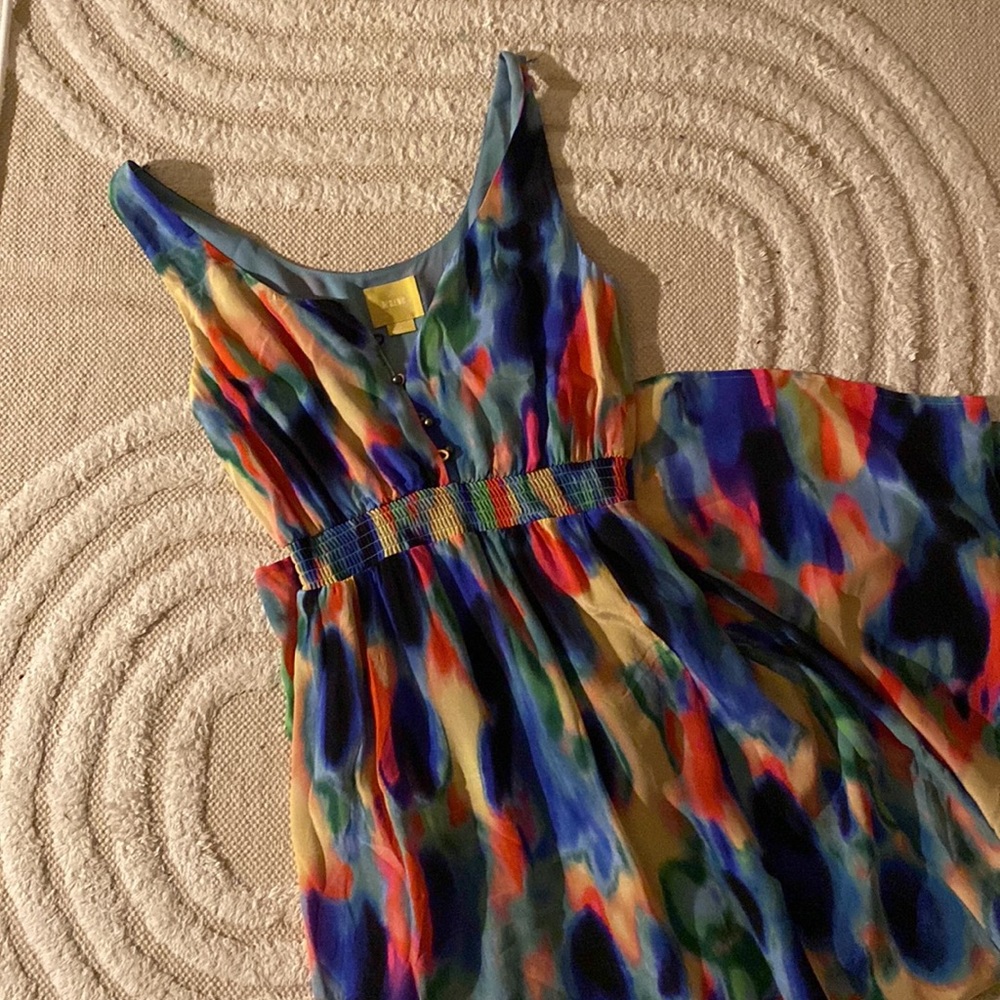Maeve Anthropologie Multicolor Maxi Dress